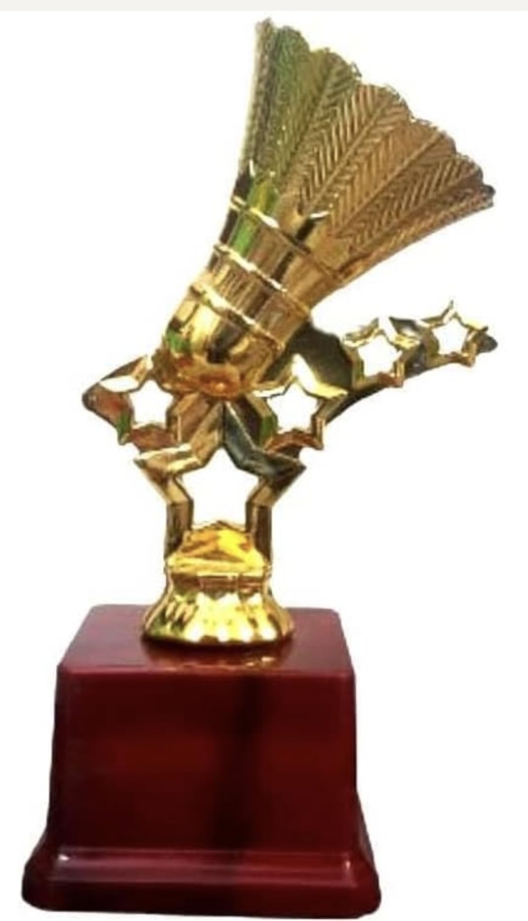 Badminton Shuttle Award and Trophy 17 Cm for Best Player's by TMW