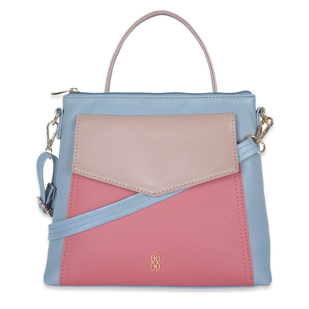 Baggit Women Blue Satchel Handbag Small Size | Ladies Stylish Casual Purse Bag (B0CZXMKMQ5) Amazon Price History, Amazon Price Tracker