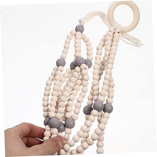 Miniatura 7 de Parliky Colgador de cuentas para plantas, cesta colgante decorativa para decoración del hogar, elegante soporte de pared para macetas de macramé,