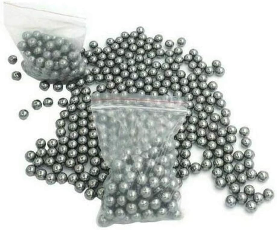 200Pcs Set Slingshot Ammo 100pc Mud Balls Clay + 100pc Silver Ball