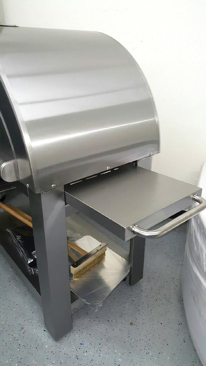 44" XL Size Wood Fired Outdoor Stainless Steel Pizza Oven BBQ Grill