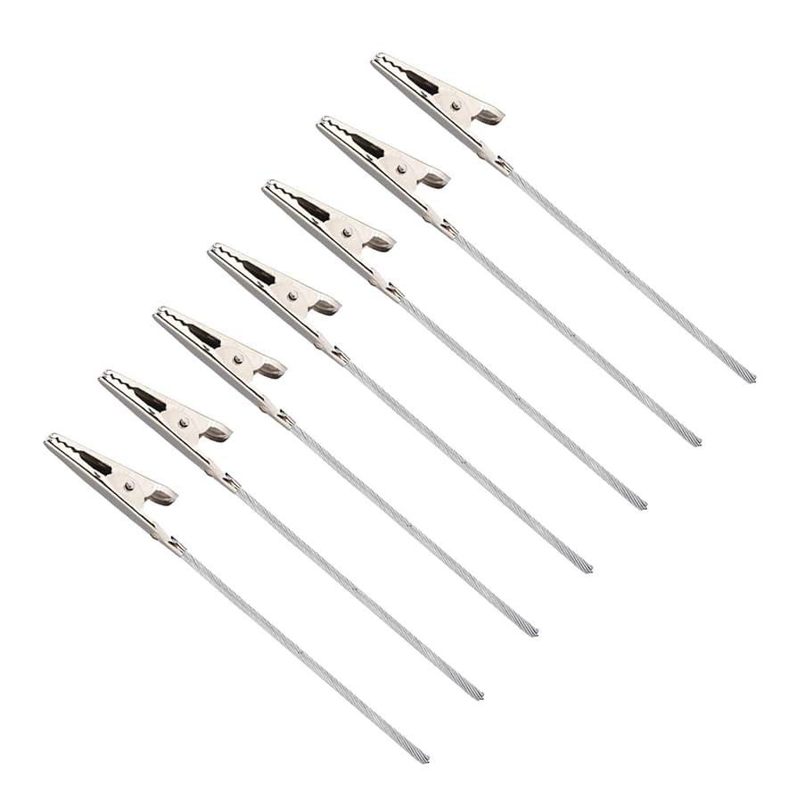 50 Clip Porta Foto E Biglietti - Metalliche, Per Scrivania, Matrimoni, Ufficio