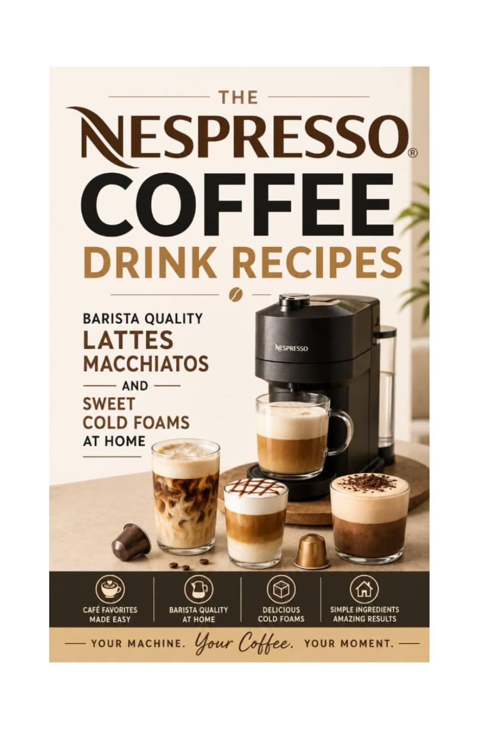 The Nespresso Coffee Drink Recipes: Barista Quality Lattes Macchiatos and Sweet Cold Foams at Home
