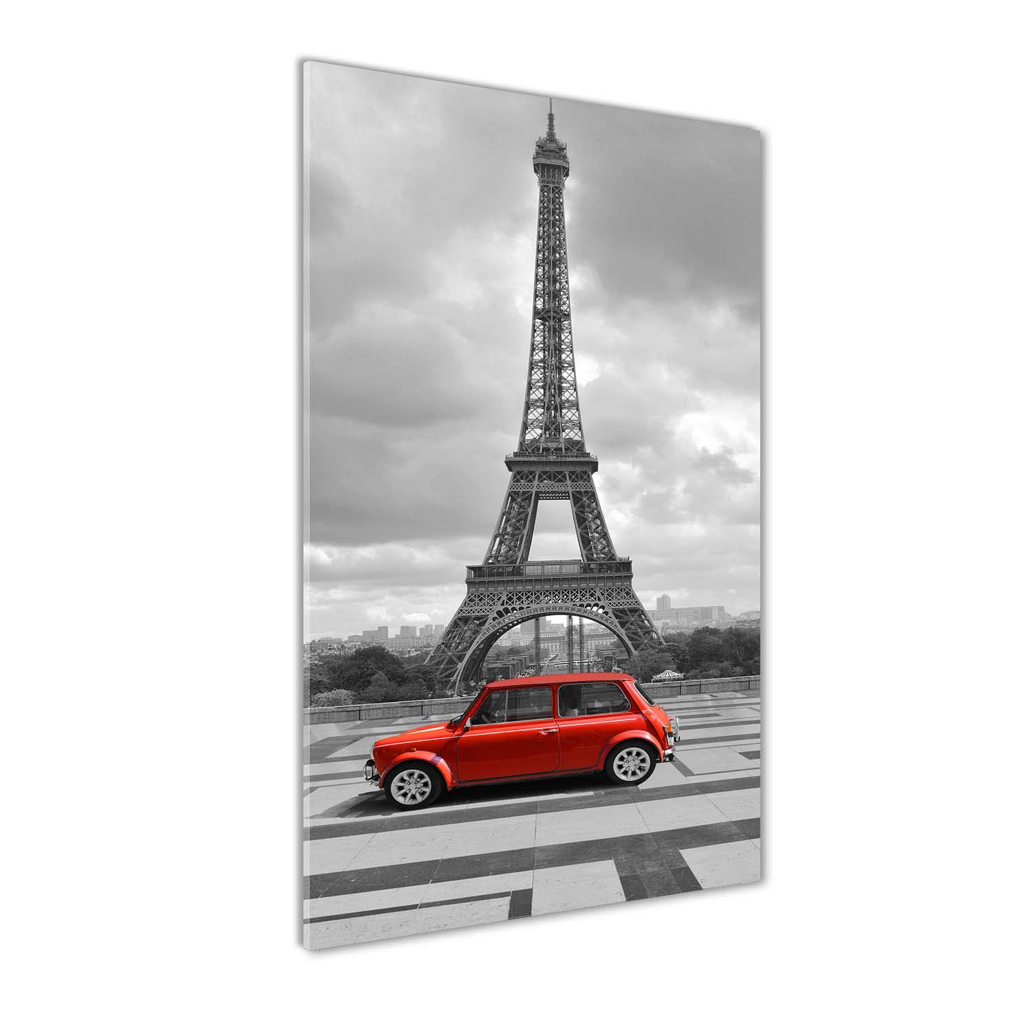 Tableau photo déco de la Tour Eiffel en verre pour sublimer votre cuisine