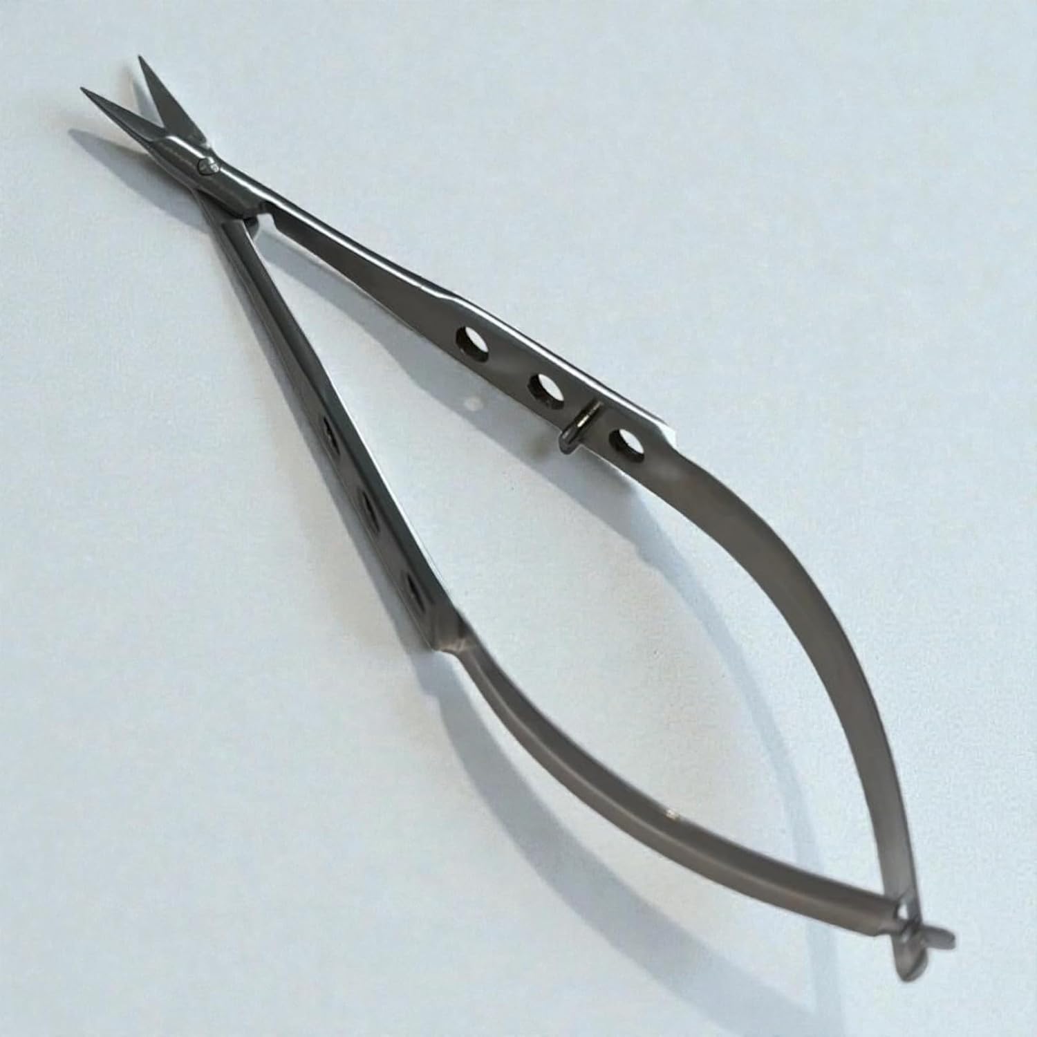 Stainless Steel Stitch Sciss, Sharp Blade, 115mm Long 12mm Blades Curved/Straight (Straight)