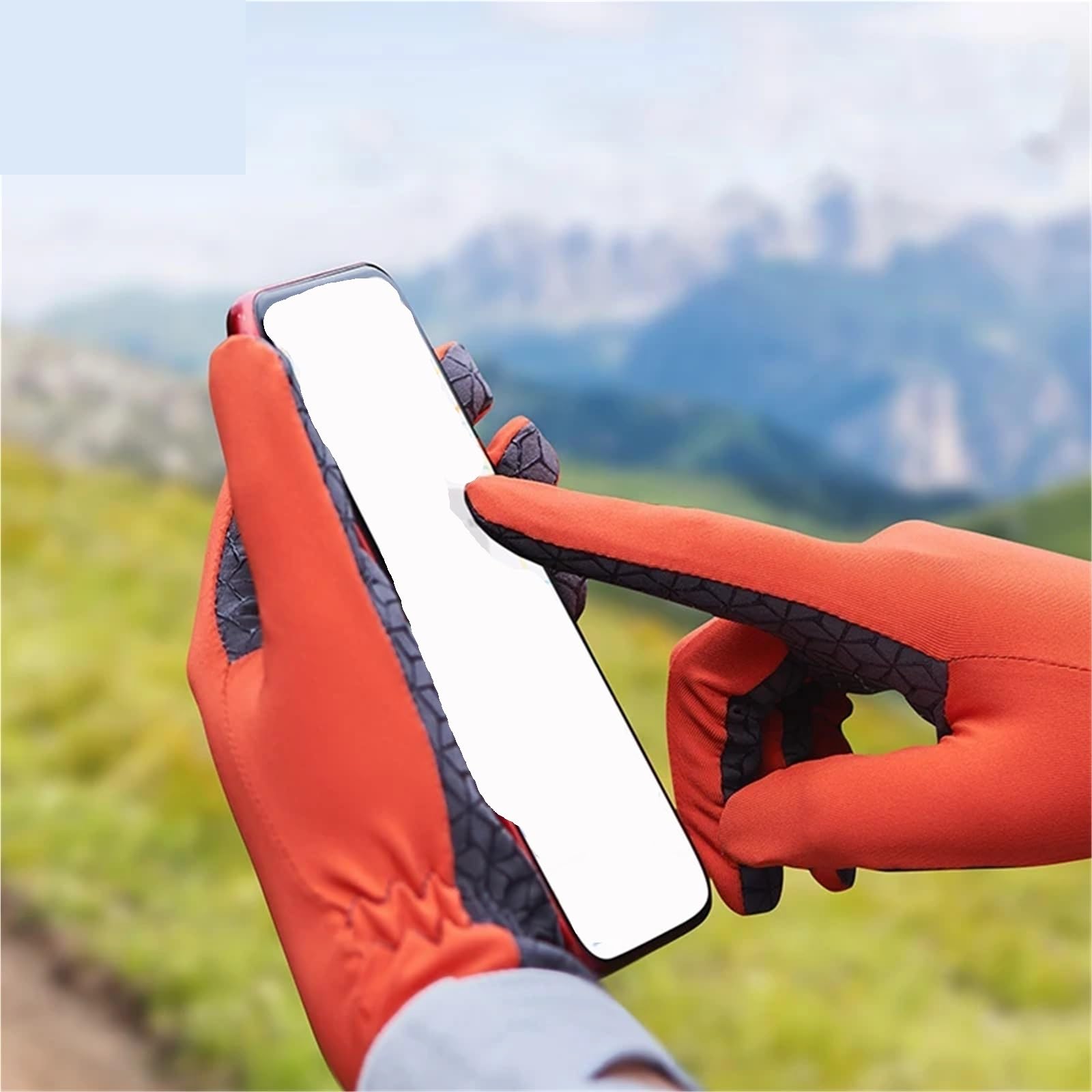 Guanti da Alpinismo Guanti Sottili Guanti Interi Traspiranti Antiscivolo Unisex for Sport all'Aria Aperta, Campeggio, Corsa per Sport All'Aperto