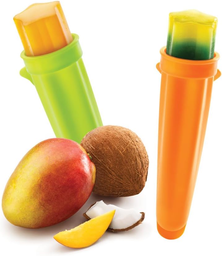 Metaltex Ice-Pop Set of 3 Silicone Popsicle Mold