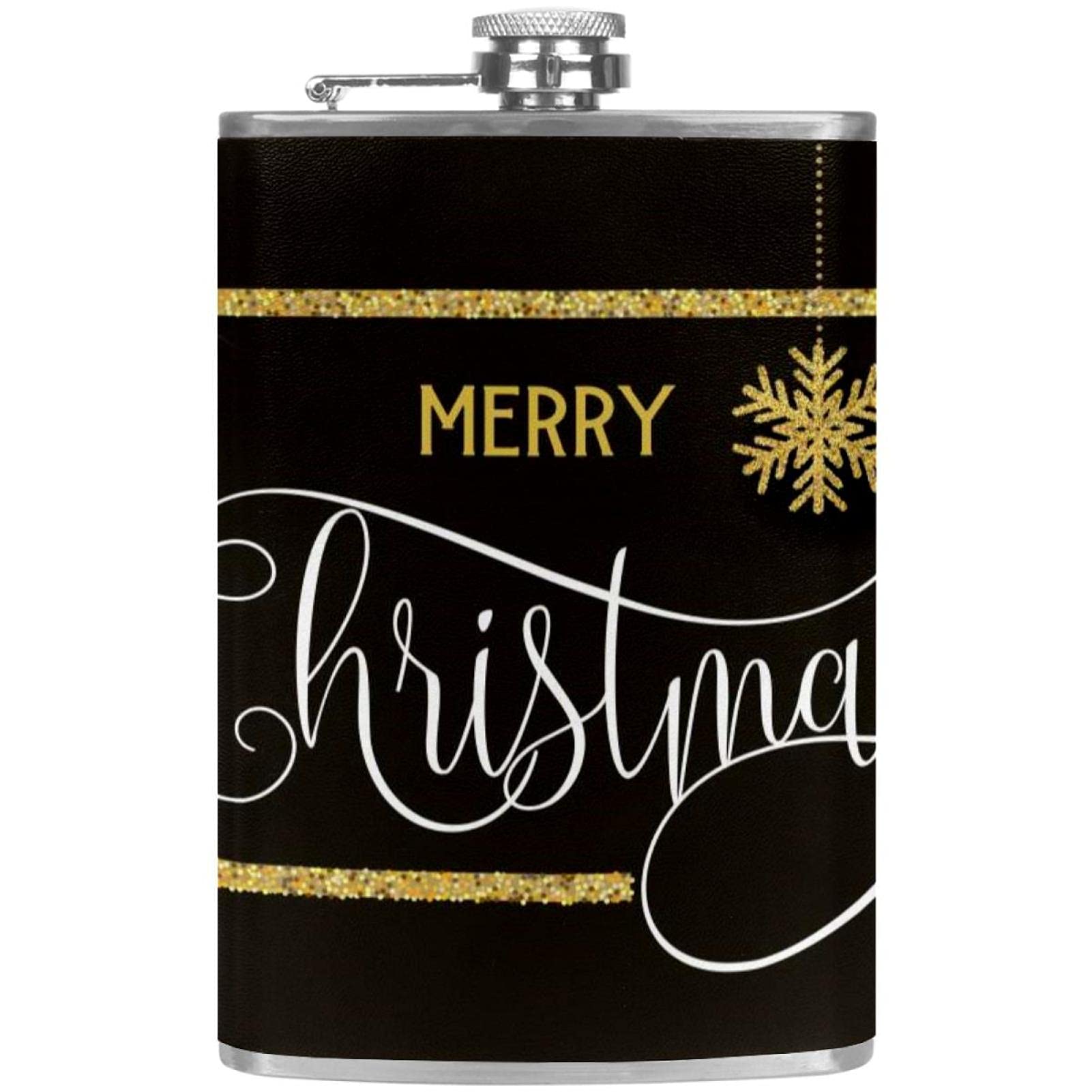 Flasque pour liqueur et entonnoir de Noël : le cadeau doré idéal pour amateur de whisky