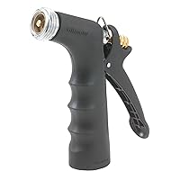 Vista 1 de Gilmour Medium Duty Garden Hose Nozzle with Over Mold Grip, Hot Water Hose Nozzle for Watering and Cleaning
