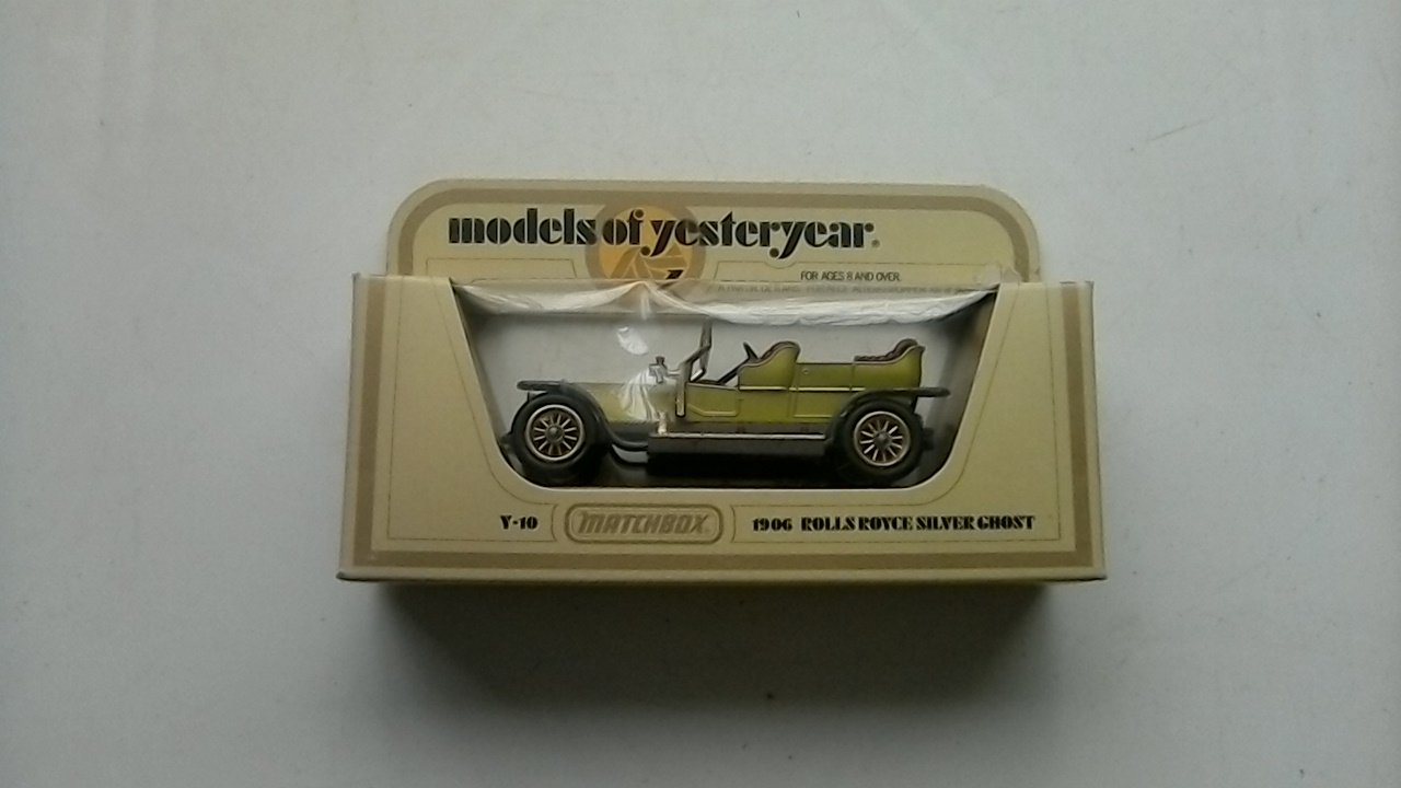 matchbox models of yesteryear 1906 rolls royce silver ghost