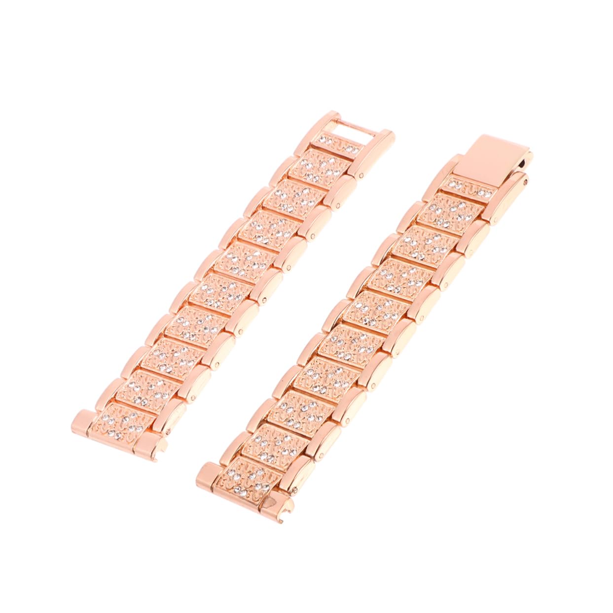 Gatuida 2 Pezzi Cinturino Braccialetto Di Strass Per Le Donne Cinturino Di Cristallo Bling Di Strass Stack Bracciali Per Le Donne Orologio Di Diamanti In Metallo