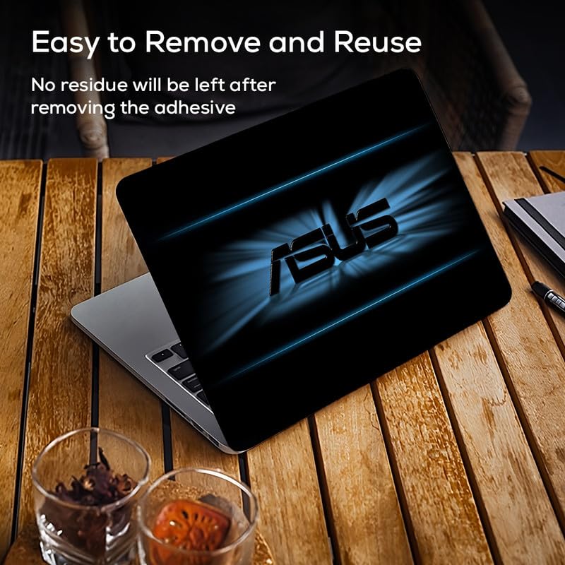 Image of Galaxsia Asus D42 Full Vinyl Laptop Skin /Sticker /Cover for 13 to 13.3 Inches Laptops Laminated-Removable-HD Quality Compatible for Hp-Dell-Sony-Lenovo-Asus etc.(13x9.2 Inches)