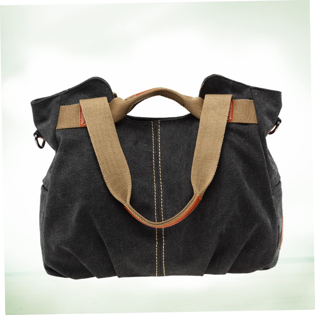 TENDYCOCO Borsa Tote in Tela in Stile Retrò Borse da Donna Borsa per La Spesa di Capacità Materiale