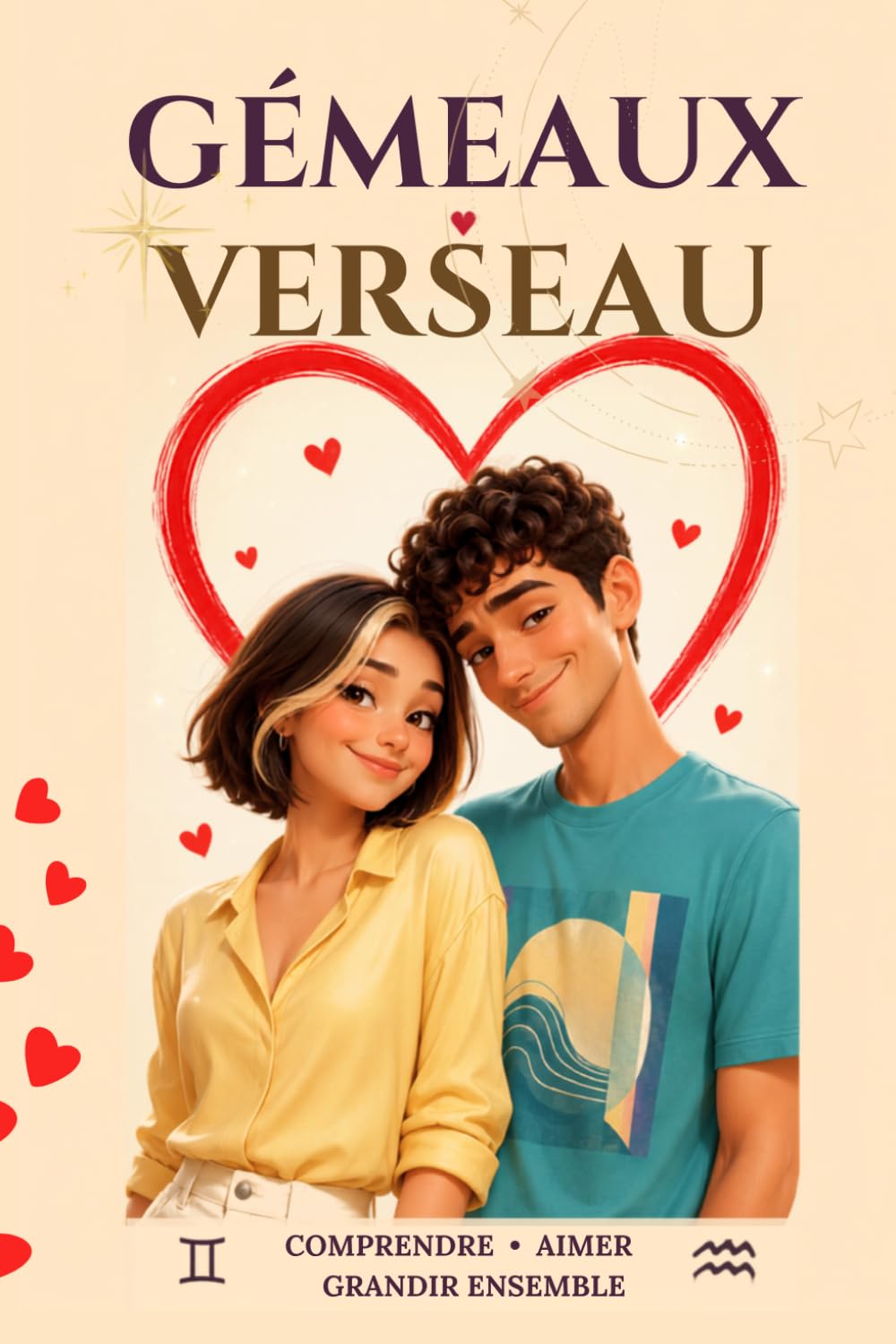 À Nous Deux — Gémeaux & Verseau: Carnet de couple astrologique à compléter