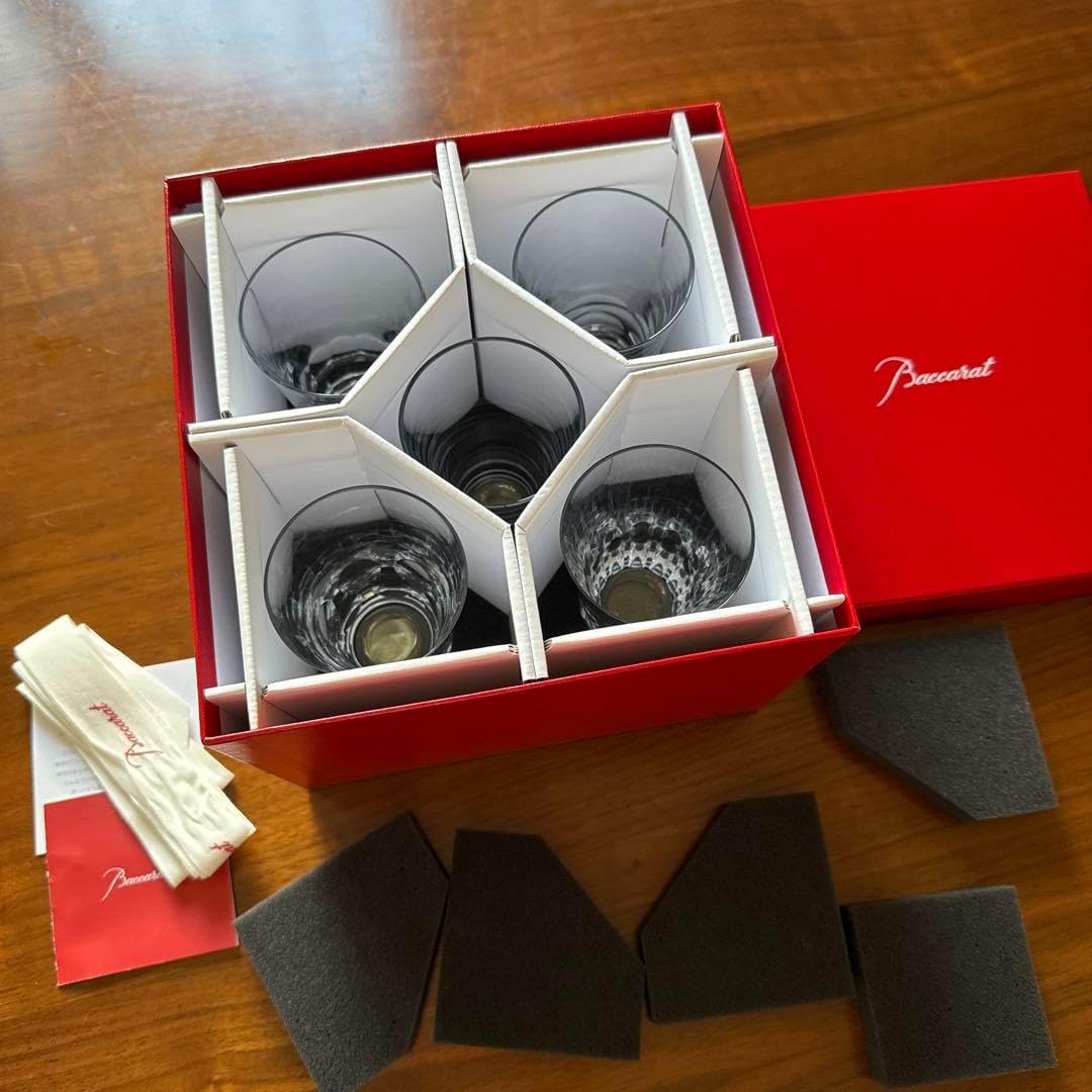 Baccarat ジャパングラス 5個セット 専用ボックス付き バカラ