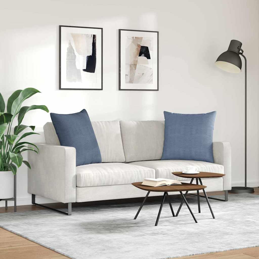 Mangloder - Set di 2 cuscini da divano, 60 x 60 cm, in tessuto a coste con imbottitura in poliestere, sfoderabili, morbidi e confortevoli, ideali per soggiorno, ufficio, sala da pranzo, uso interno