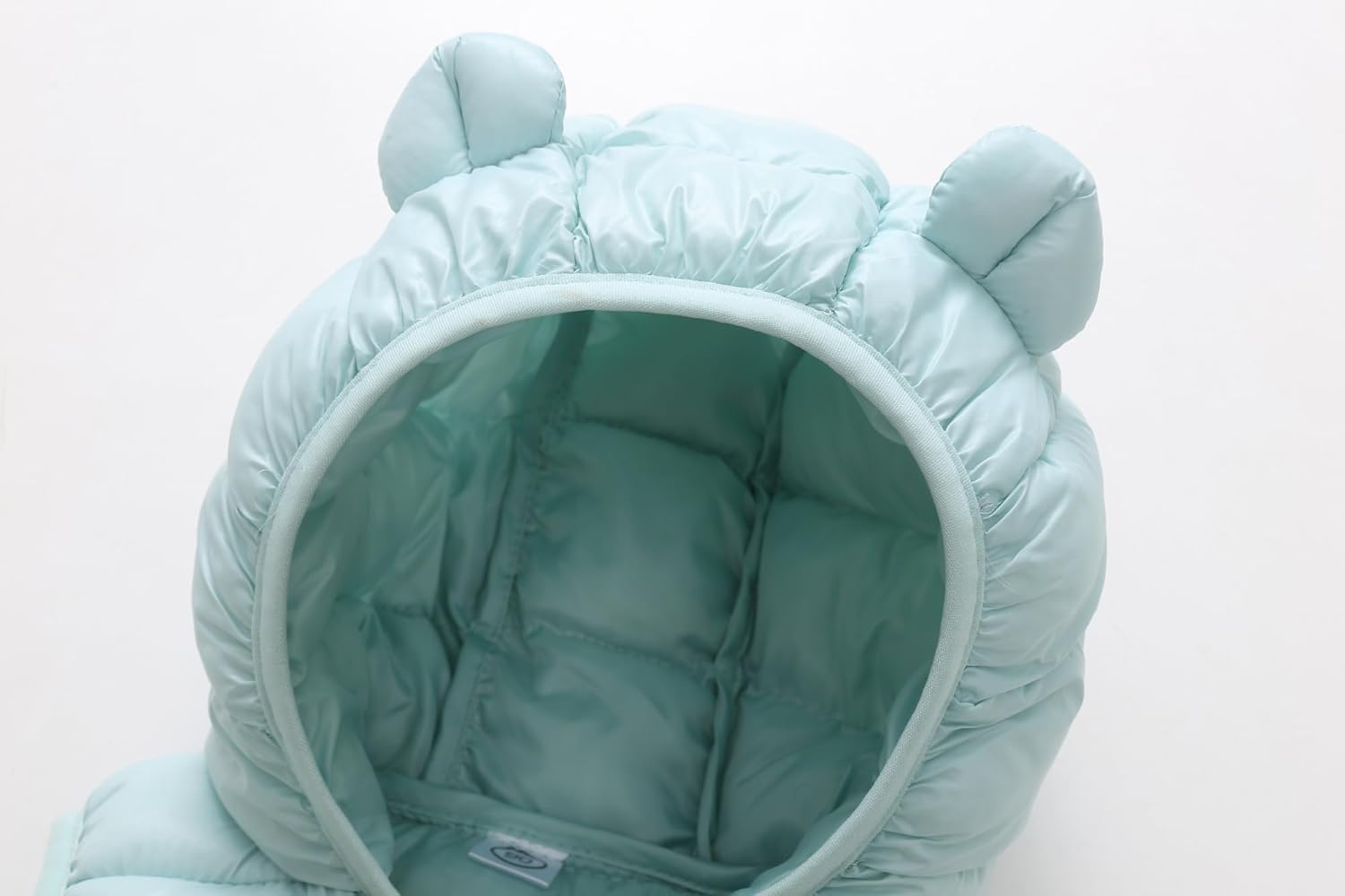 AIWUHE Baby Boys Girls Hooded Puffer Vest Winter Lightweight Sleeveless Bear ears Zipper Up Jacket - Image 4