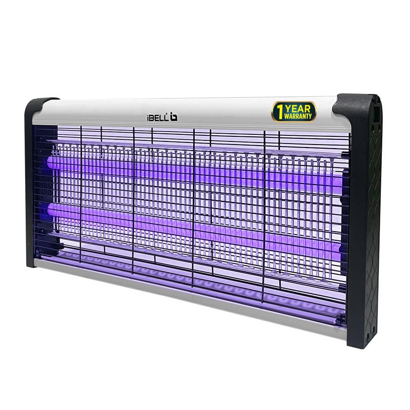 iBELL M23IK Insect Killer Machine for Home LED Bulb, High Efficiency, Effective Fly Catcher/Insect Trap for Home, Office & Restaurant (Silver)