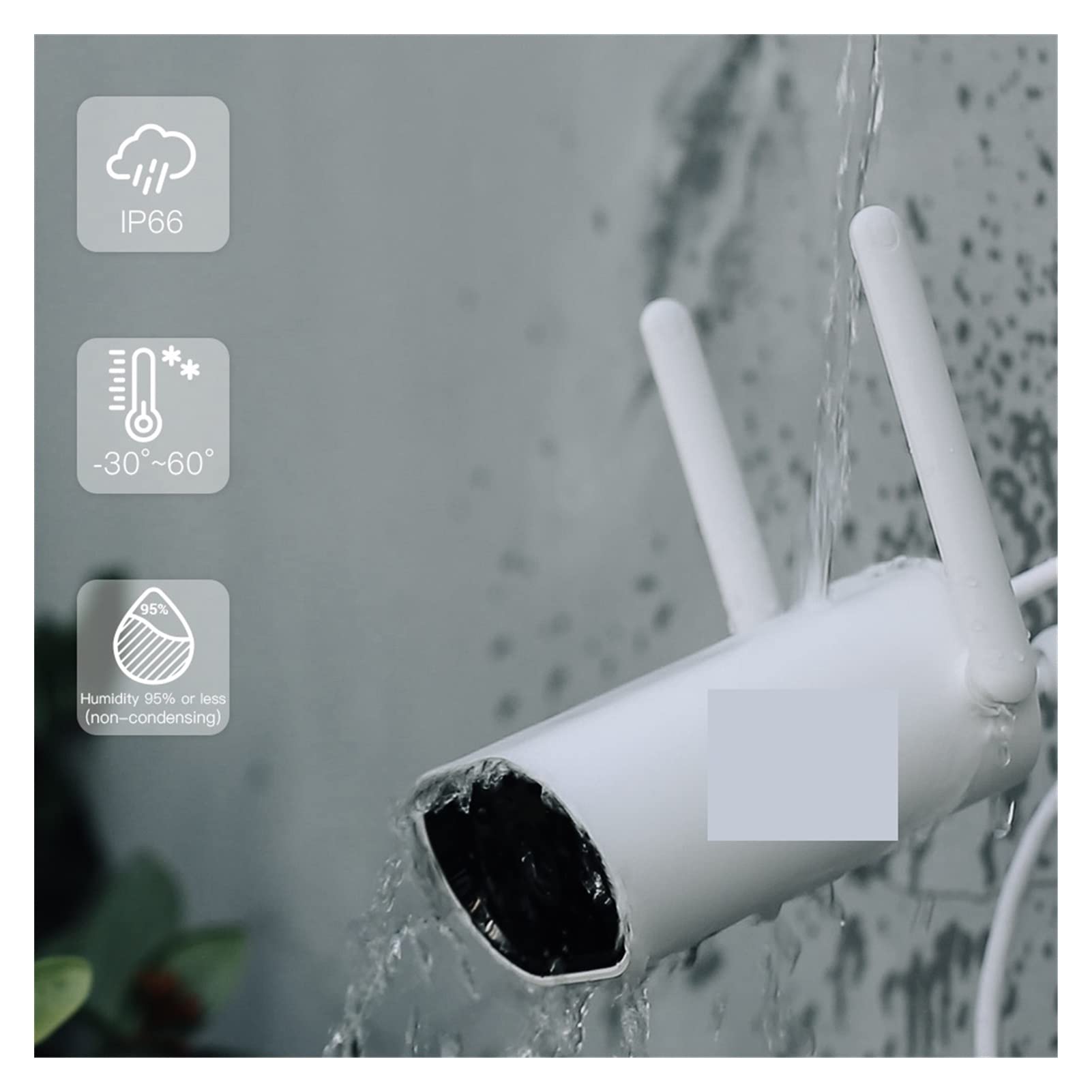 Sistema de cámaras de seguridad para exteriores 3MP Conjunto de cámara WiFi Mini inalámbrico Nvr Sistema de sonido del sistema de videos de vigilancia del kit Sistema de cámara de seguridad al aire li