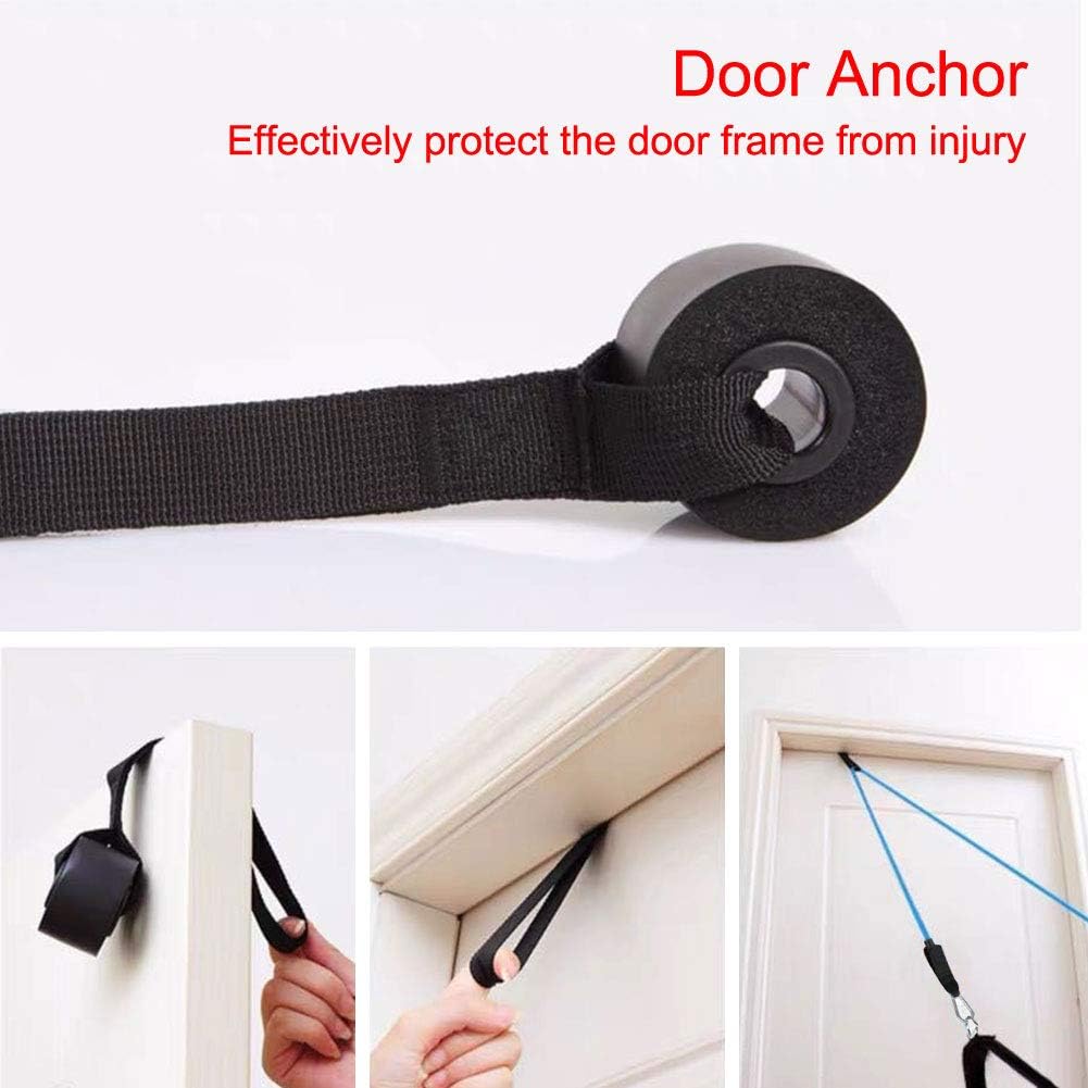 Resistance Bands Set (11Pcs) Including 5 Stackable Exercise Bands with Door Anchor,Handles,Ankle Straps,Carry Bag,Strength Training,Home Workouts,Gym Training Tension Band