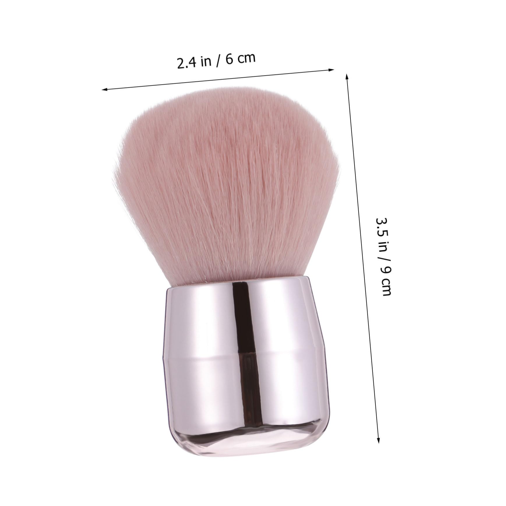 MAGICLULU 3er-set Make-up-pinsel-set Pilzform Foundation-pinsel Weiche Kunstfaser Bequemer Griff Tragbar Für Unterwegs 2 Stück X 3