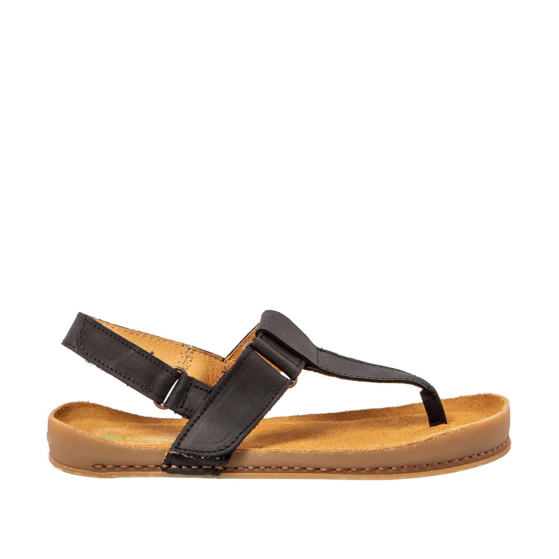 El Naturalista N6004 Horizon Flat Sandals Unisex Adult, Black/White, 8.5 UK