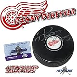 DANNY DEKEYSER Signed DETROIT RED WINGS Puck - w/COA'NEW - Autographed NHL Pucks