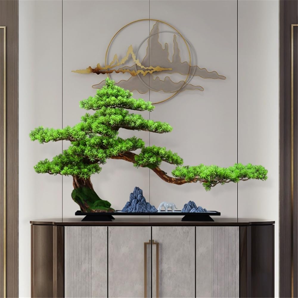 Artificielle Bonsaï Grande Plante Artificielle décorative for Salon, entrée, Paysage, cyprès Artificiel, bonsaï Plante Artificielles