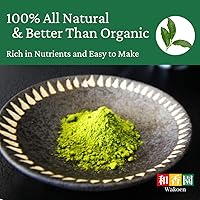 Vista 5 de Wakoen - Arabiki Genmaicha - Té verde japonés 100% con polvo de arroz tostado, 1 onza (1.06 oz) - 1ª cosecha de primavera al ras - Hojas sombreadas