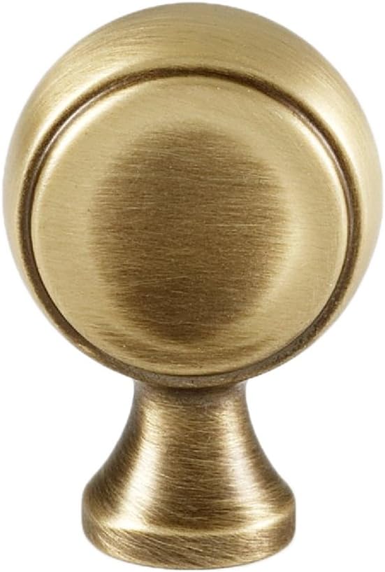 Alno A980-PA Royale 7/8″ Transitional Knobs, Polished Antique, 7/8"