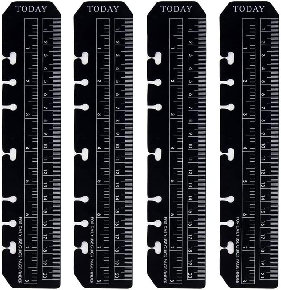 A5 Ruler page marker black : Amazon.co.uk: Stationery & Office Supplies