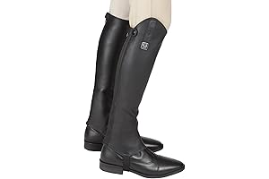 Ultra Soft Premium Leather Half Chaps: Flexibility, Stability & Durability