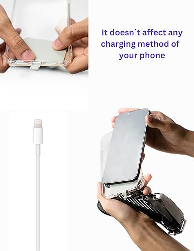 Miniatura 9 de Correa para teléfono con parche y gancho redondo (2 unidades), no adhesiva, manos libres, compatible con cualquier funda de teléfono inteligente,