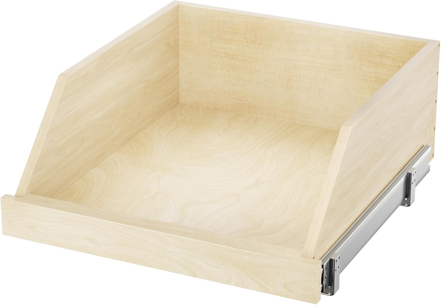 Pull Out Cabinet Organizer, Slide Out Wood Drawer Shelf, Pull Out Drawers for Cabinets, 8" High Beveled Pull Out Organizers for Kitchen Pantry, 19½" W×21" D