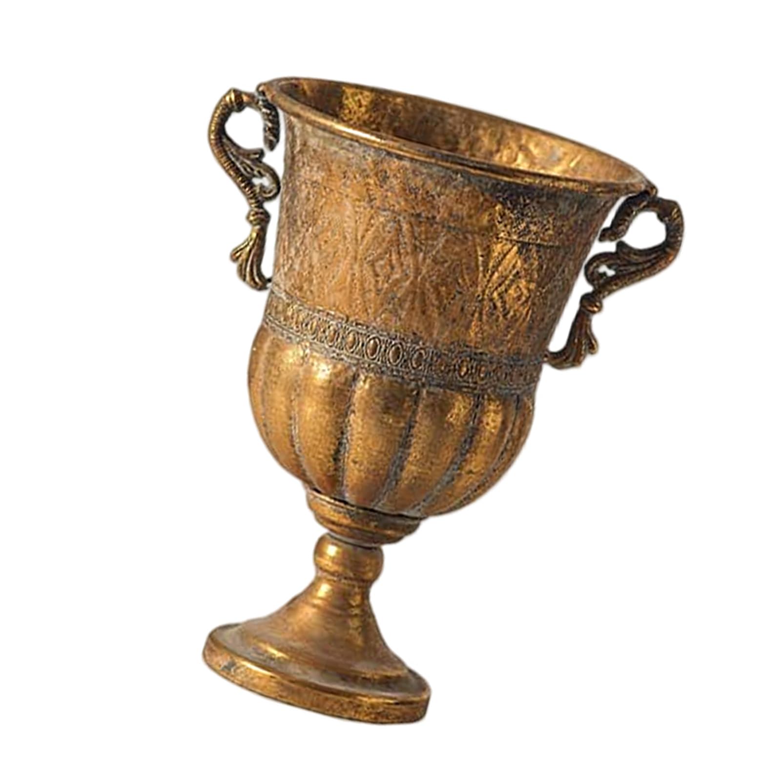 YWLUUOO Vases for Wedding Centerpieces Metal Urn Planter Table Decorations Decorative Rustics Flower Pots for Garden Decors Rustics Decorative Flower Pots