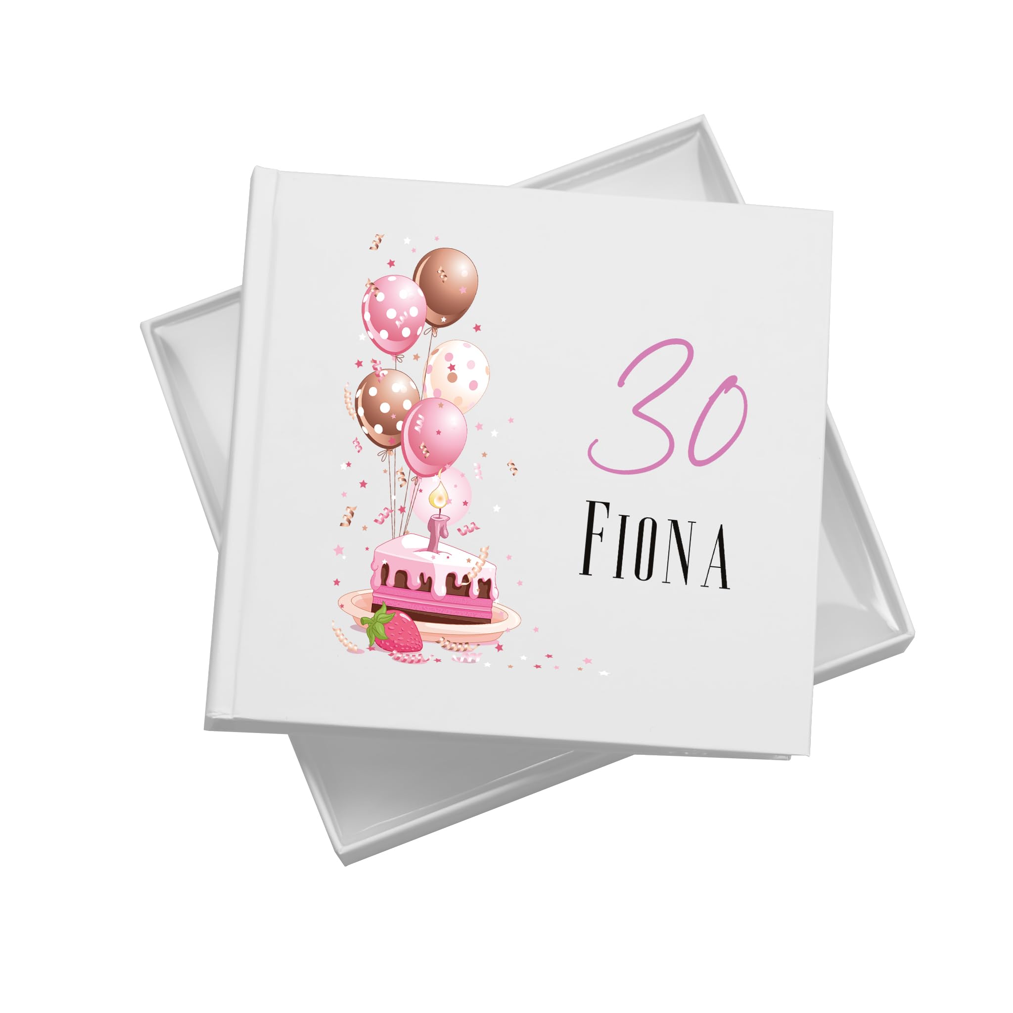 Ukgiftstoreonline White Personalised 30Th Birthday Gifts For Her Photo Album