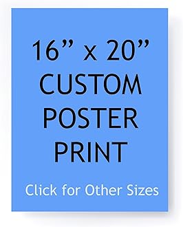 Pera Print - Custom Poster Print - Upload Your Image/Photo - Personalized Photo Prints, Create Your Own Poster - Print Any Photos, Images - 16 x 20 inches