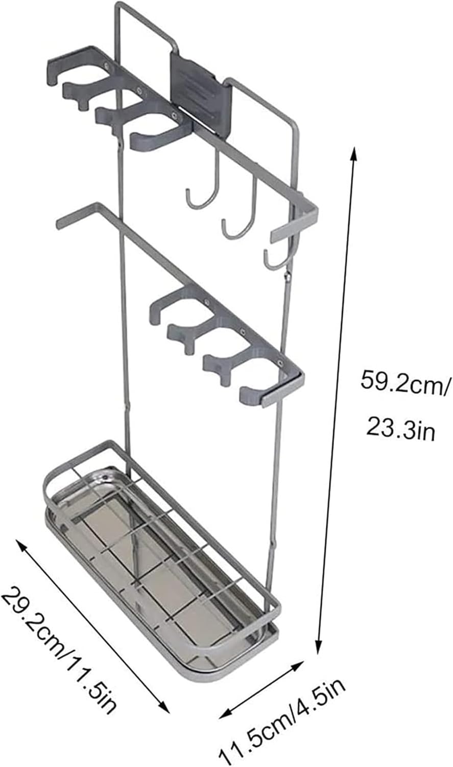 Steel Freestanding Umbrella Stand with Drip Tray Holder for Umbrellas, Canes, and Walking Sticks Doorway Umbrella Rack