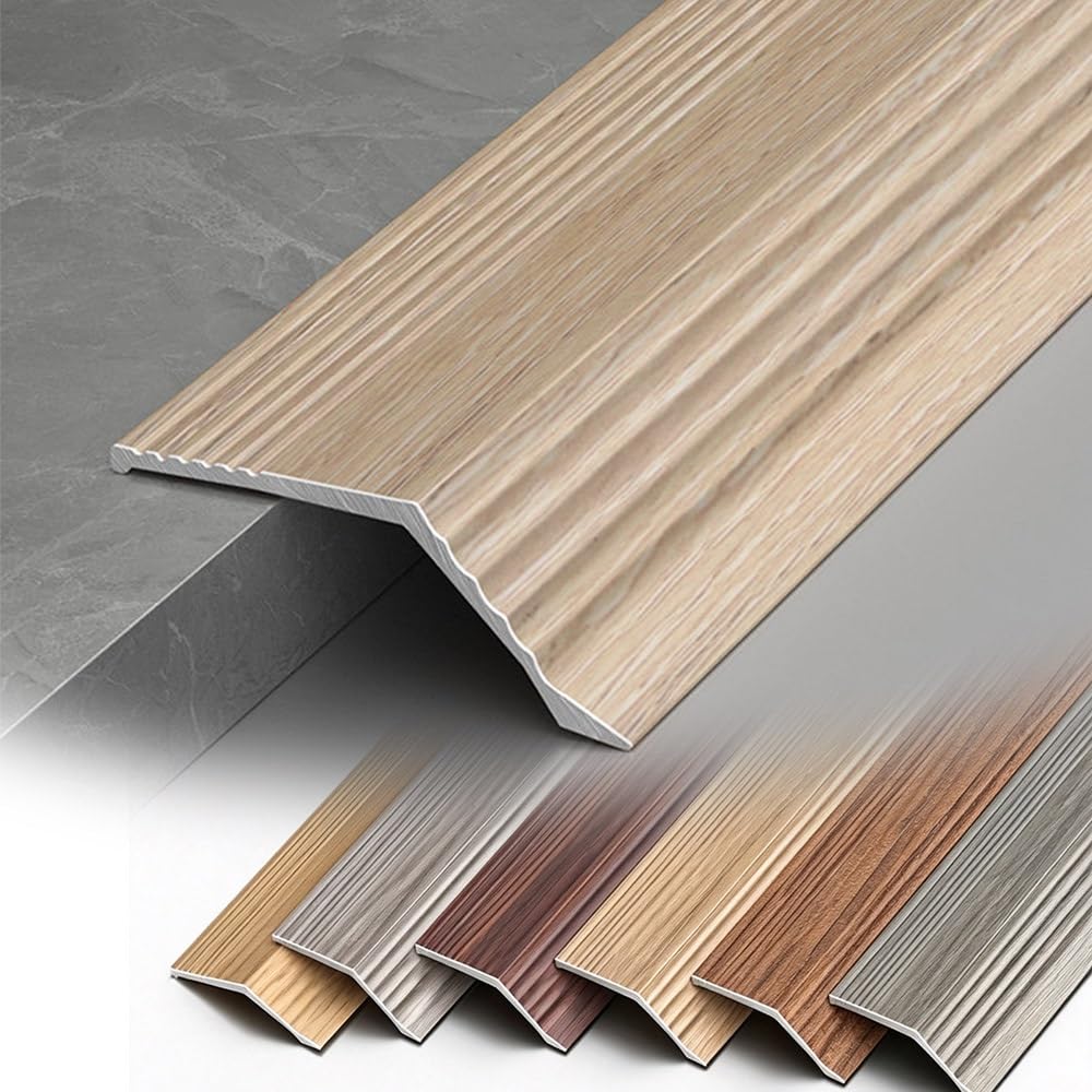 SIPIURIUIK Aluminum Floor Transition Threshold Strip Doorway Edge Trim