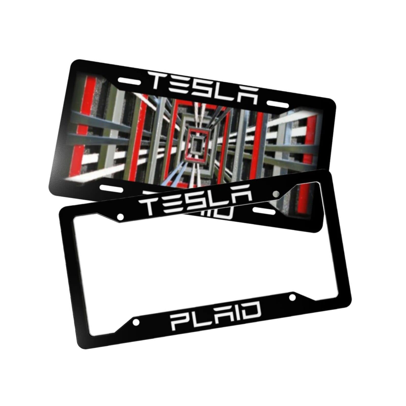 ☆新品　テスラ　カープレート テスラモデル3に格好良いナンバープレートをつけたい！希望