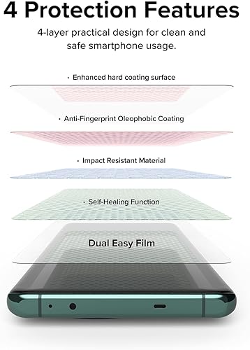 Miniatura 6 de Ringke Película doble fácil protección de 4 capas compatible con OnePlus 12, protector de pantalla de cobertura completa con herramienta de