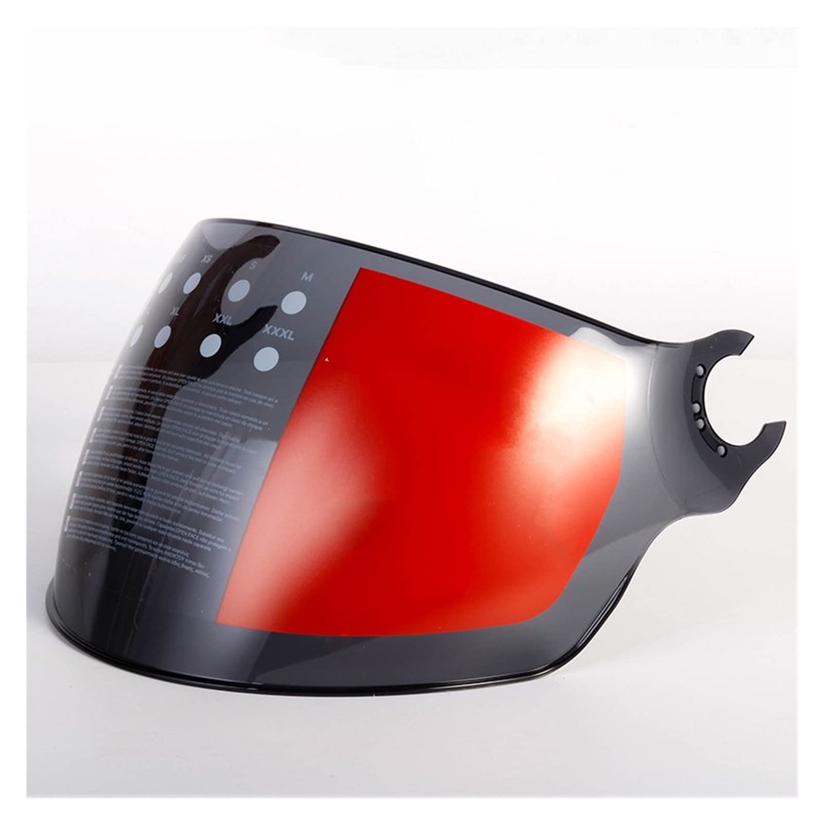 Lente per casco da moto, Compatibile Con L-S-2. OF562 Visiera Del Casco Sostituire Gli Occhiali Da Sole Lenti Extra Compatibili Con I Caschi AirFlow L-S-2(Schwarz)
