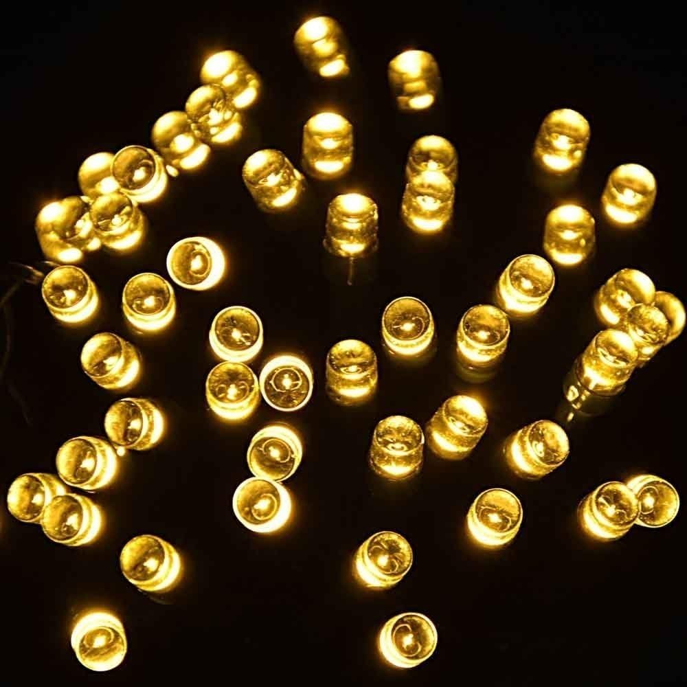 Qedertek Solar Christmas String Lights, 39ft 100 LED Outdoor Lights String Fairy Garden Lighting for Indoor Outdoor Home Garden Patio Xmas Trees Decorations Warm White