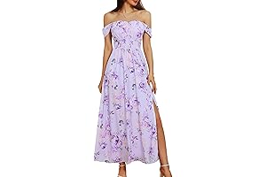 GRACE KARIN Women's Summer Floral Print Flowy A Line Maxi Dresses