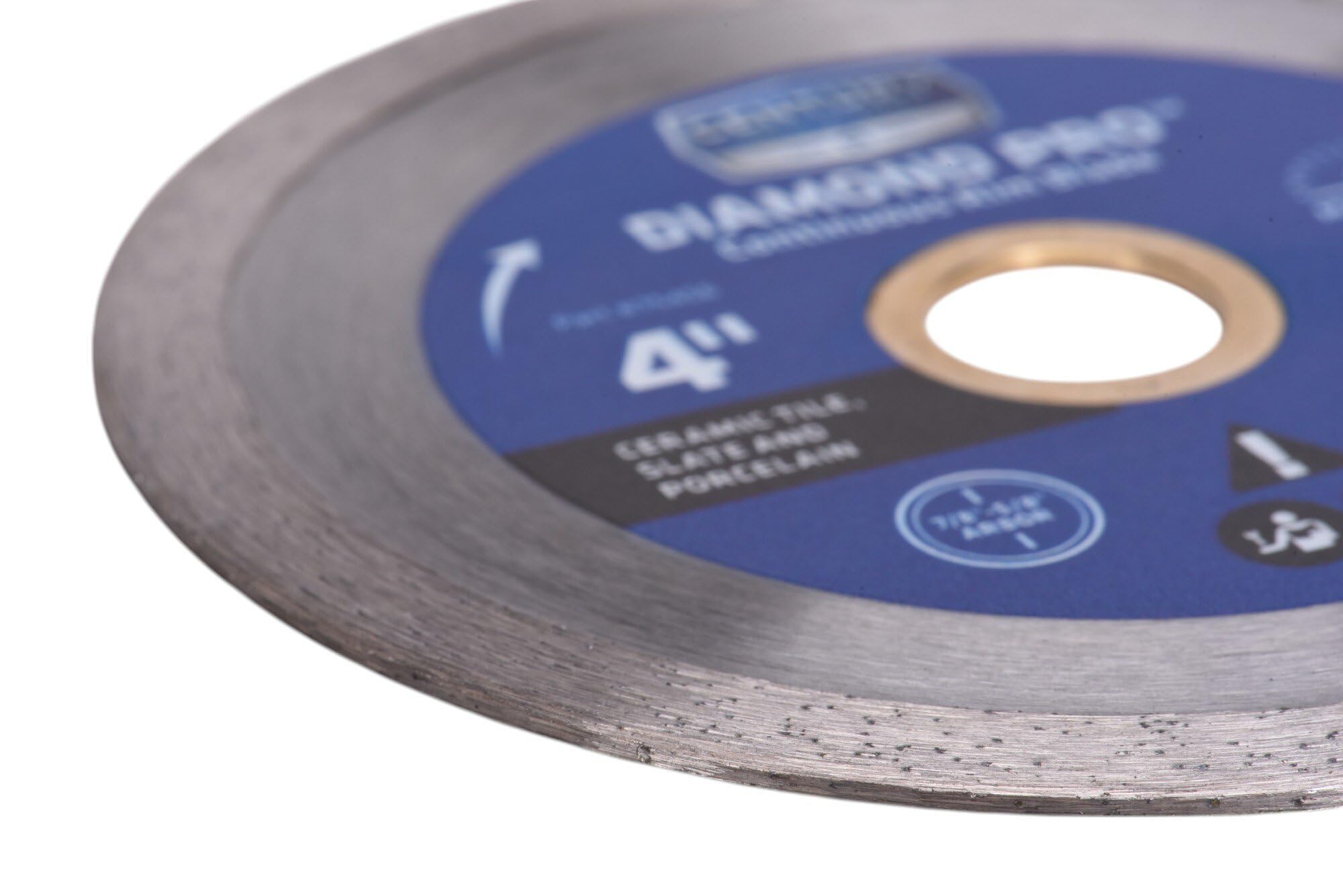Century Drill & Tool 75456 Diamond Continuous Rim Blade, 4