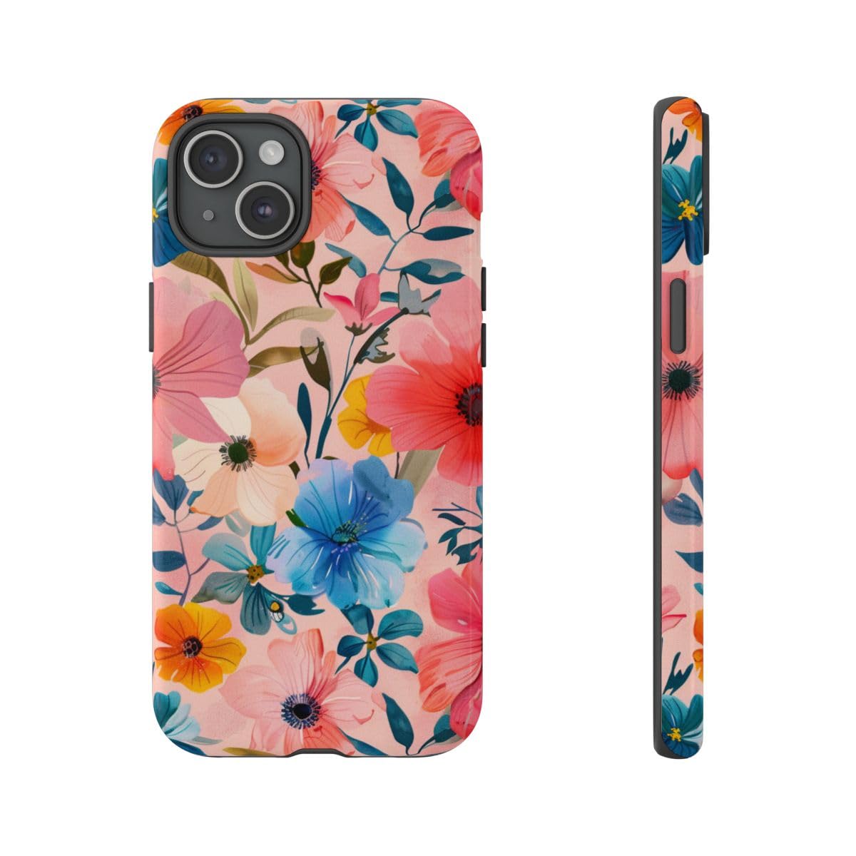Coque iPhone 15 Plus rigide rose pour éviter les rayures au dos - 4