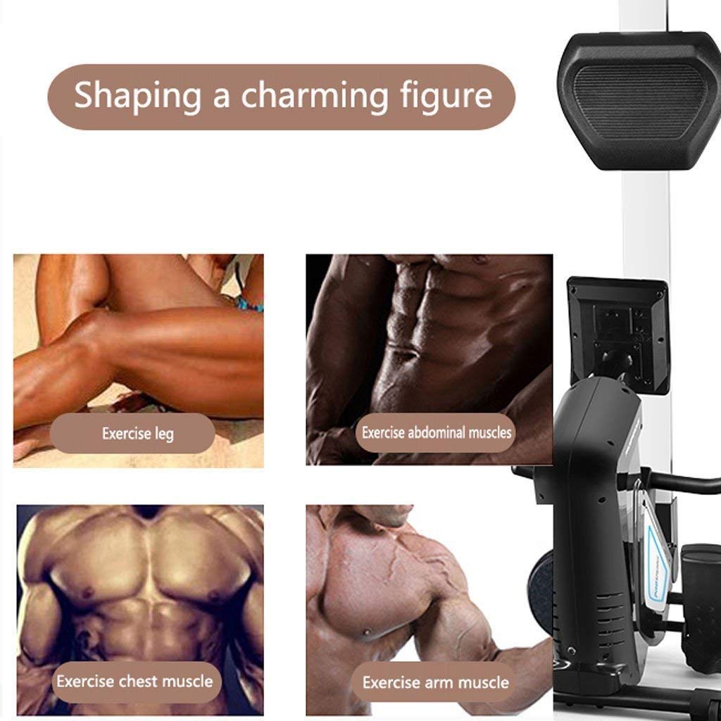 Attrezzatura per il fitness Vogatore magnetico compatto per interni con sistema di tensione magnetica, monitor LED, regolazione della resistenza Attrezzatura per il fitness per palestra domestica