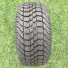 10 TEMPEST Machined/Black Wheels and 205/50-10 DOT Golf Cart Tires - Set of 4
