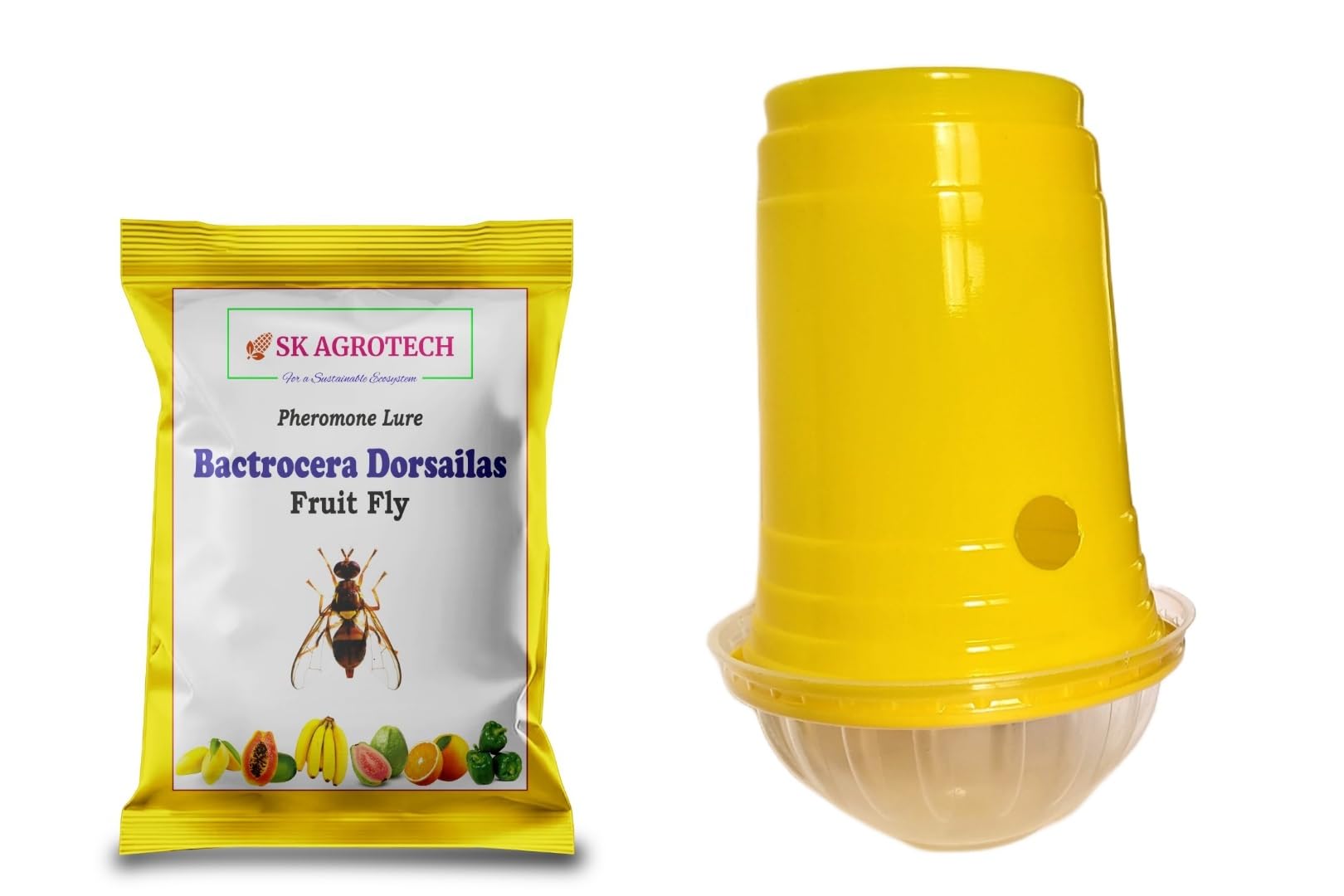 Pheromone Fruit Fly Trap with Fruit Fly pheromone Lure (bactocera Dorsalis) for Fruit Crops (10) (B0D95NK718) Amazon Price History, Amazon Price Tracker