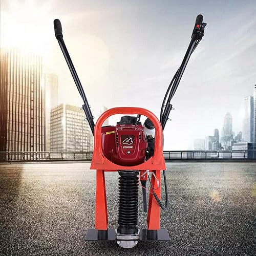 Miniatura 2 de Vibrador vibrador de cemento de hormigón de 4 tiempos y 37.7 cc GX35, regla de cemento de 1.2 HP, regla de hormigón con regla de hormigón